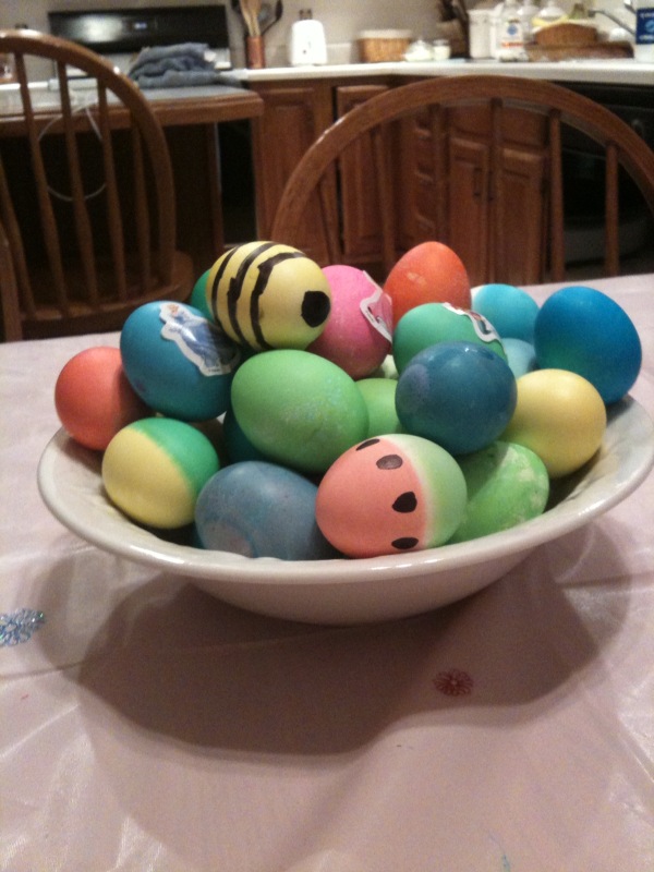 How To Dye Eggs THE ECHO